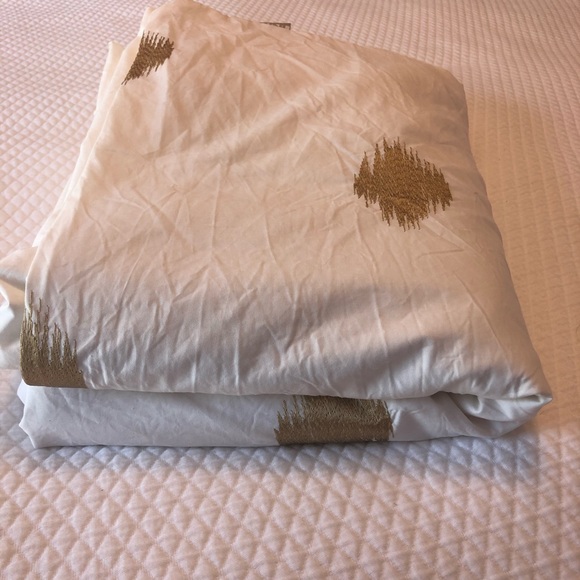 NWOT Ink + Ivy Duvet Cover Stella Dot Queen - Picture 7 of 11